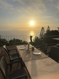 Dining area on the terrace