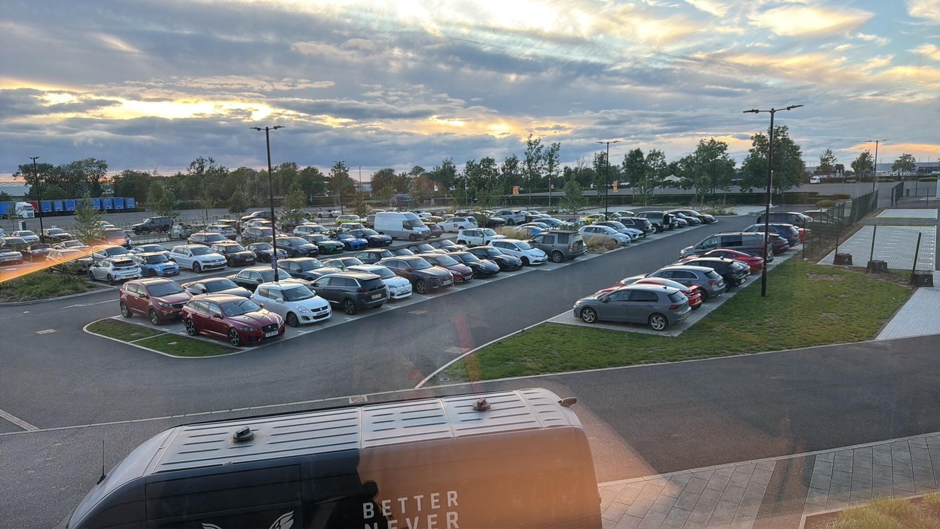 Nice size car park as well