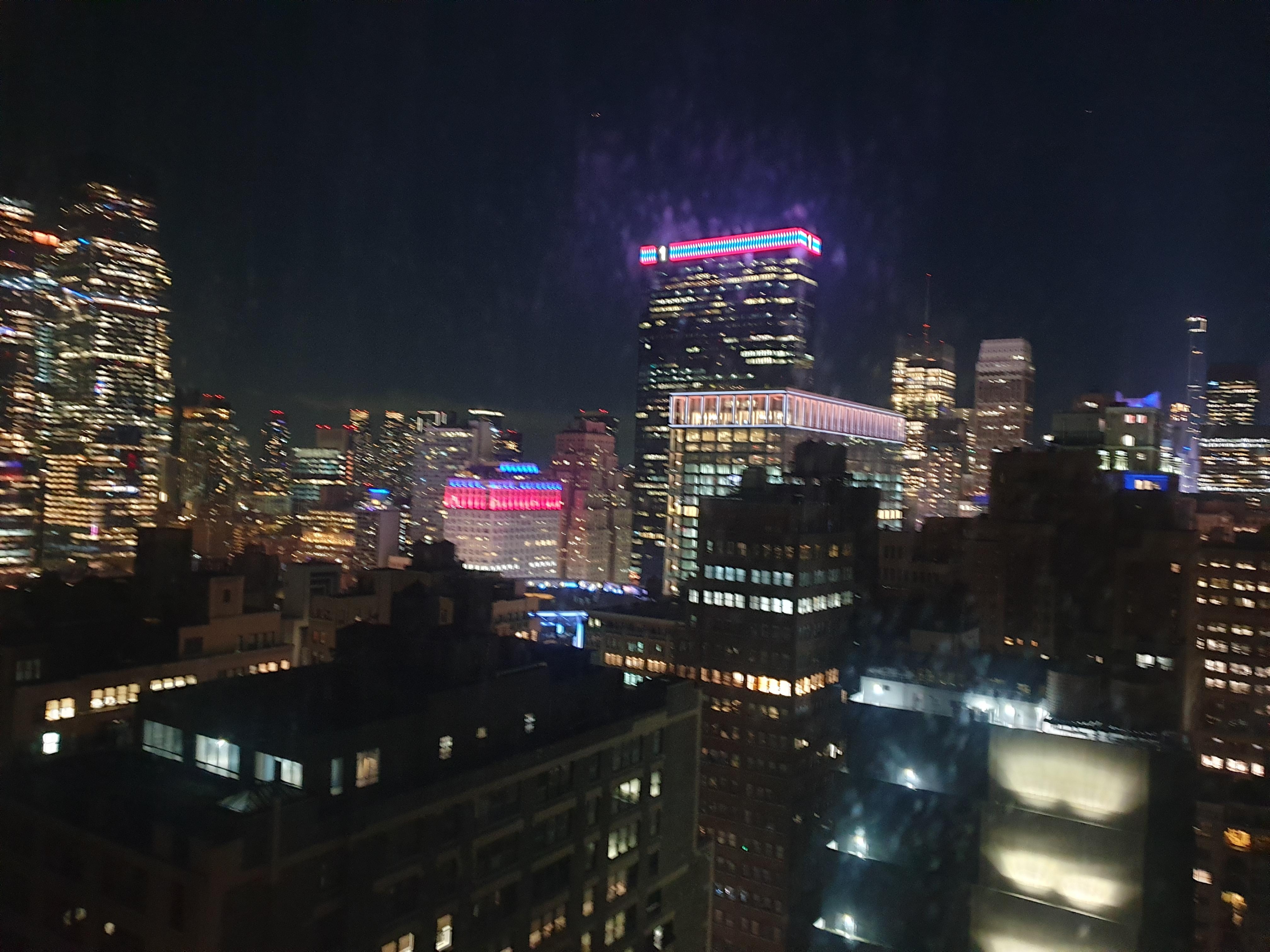 Vue de notre chambre 35eme etage