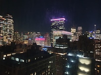 Vue de notre chambre 35eme etage