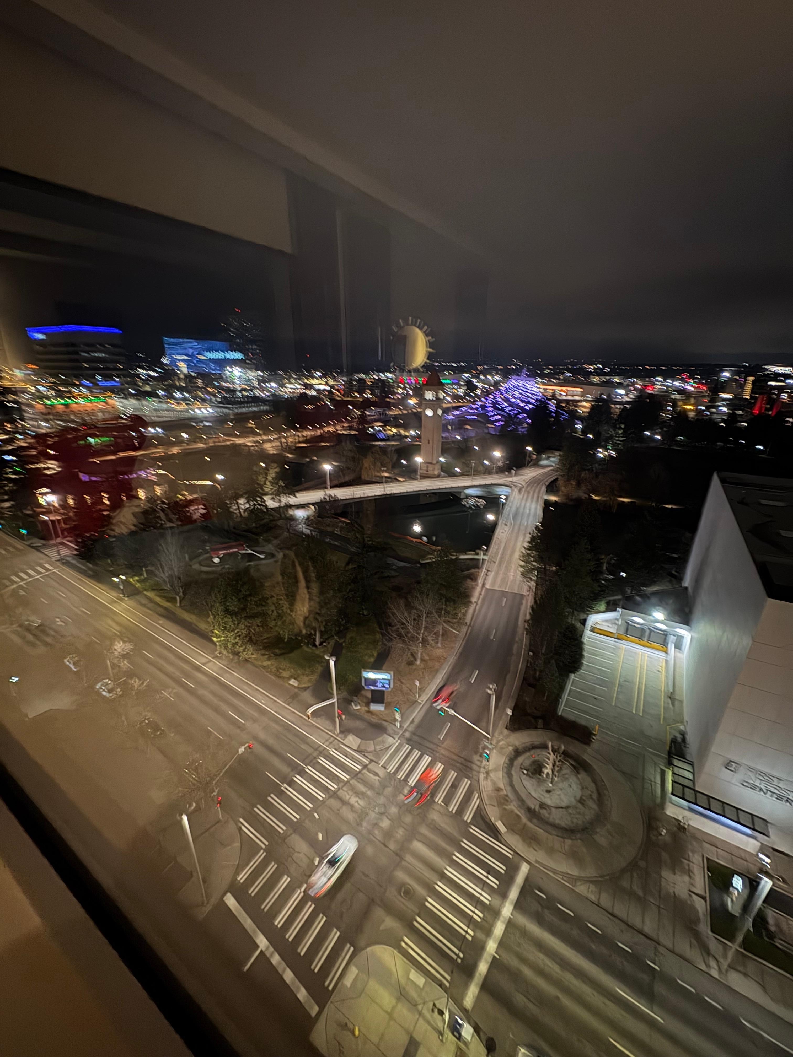 Upgrade was offered, so we were able to get a corner room with nice views 