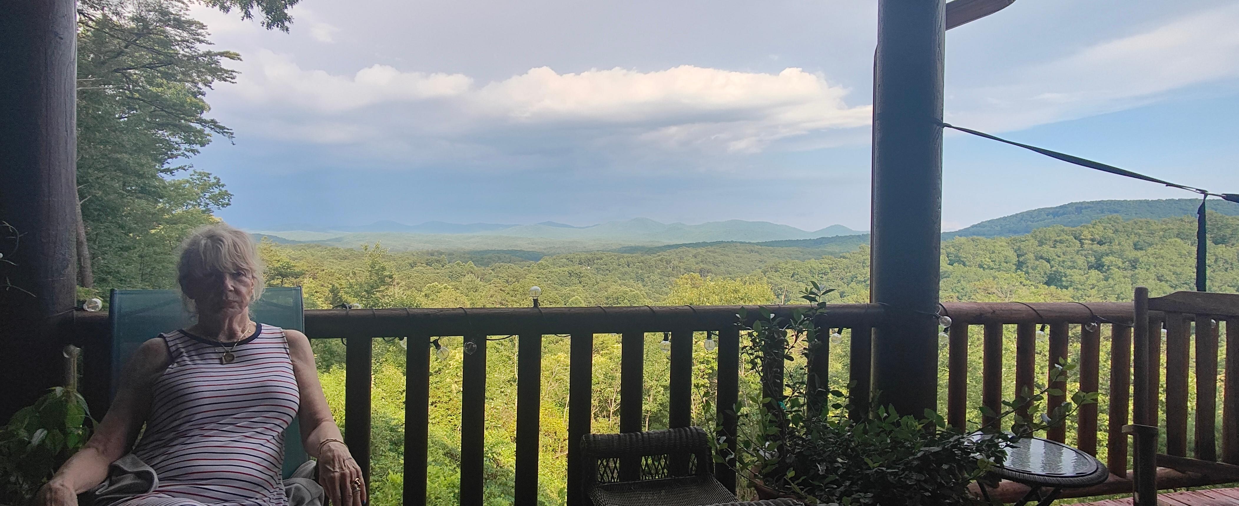 With all of the different shades of color the mountains looked like a portrait. 
