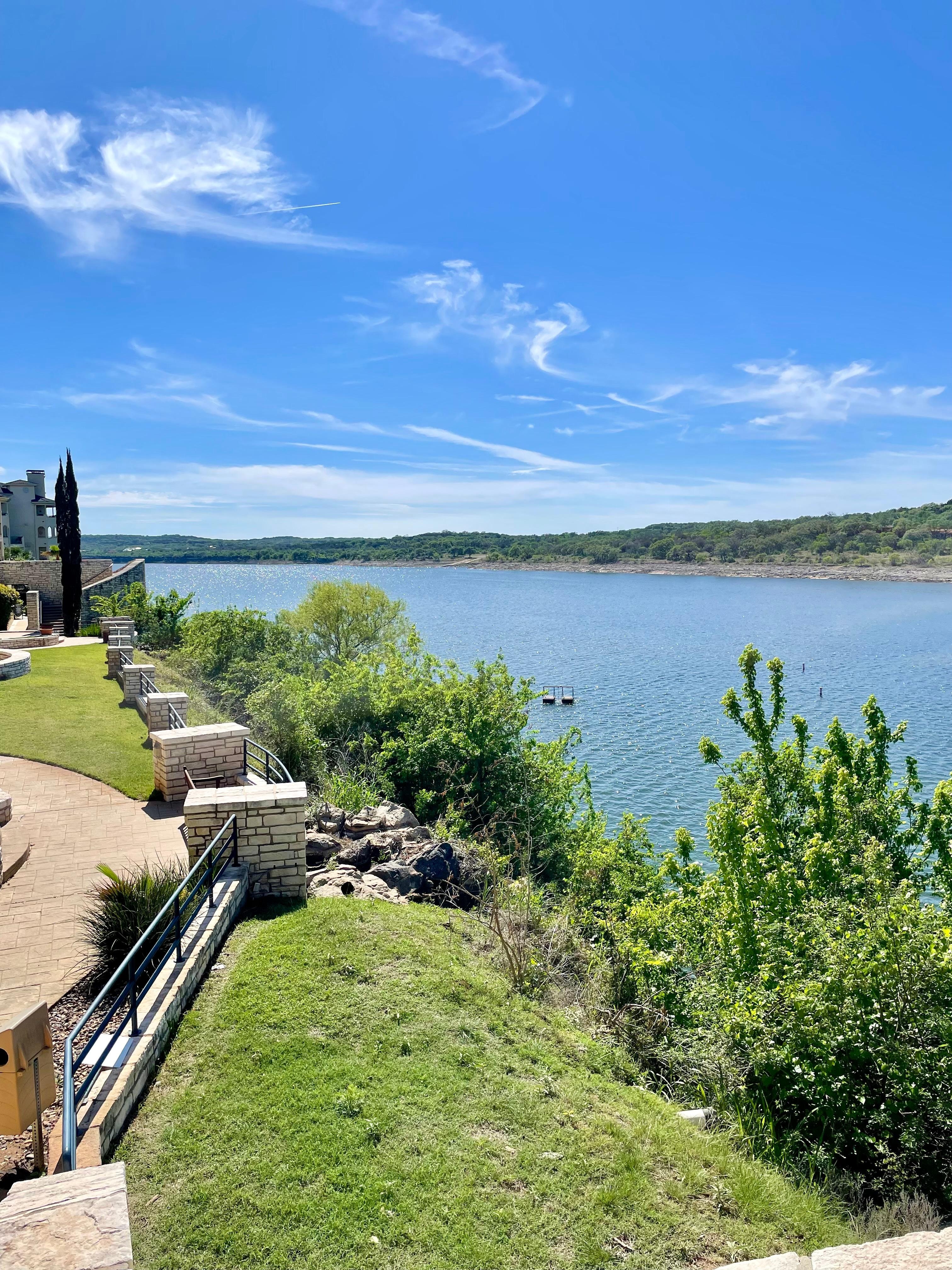 View from an outside staircase.
