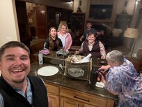 Right when we arrived.