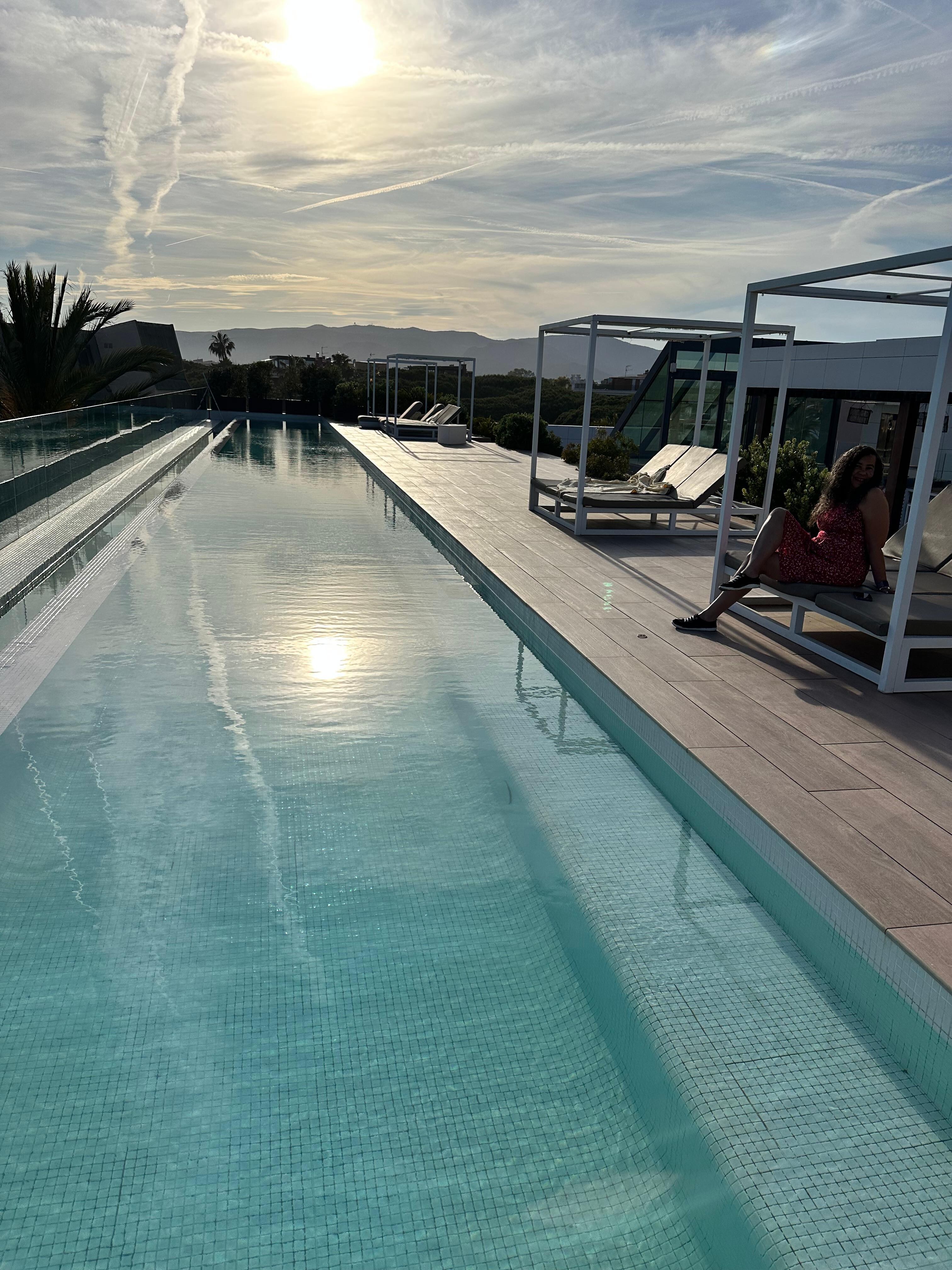 Rooftop pool