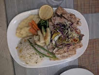 The fish we caught and brought back was cooked for us! Delicious!