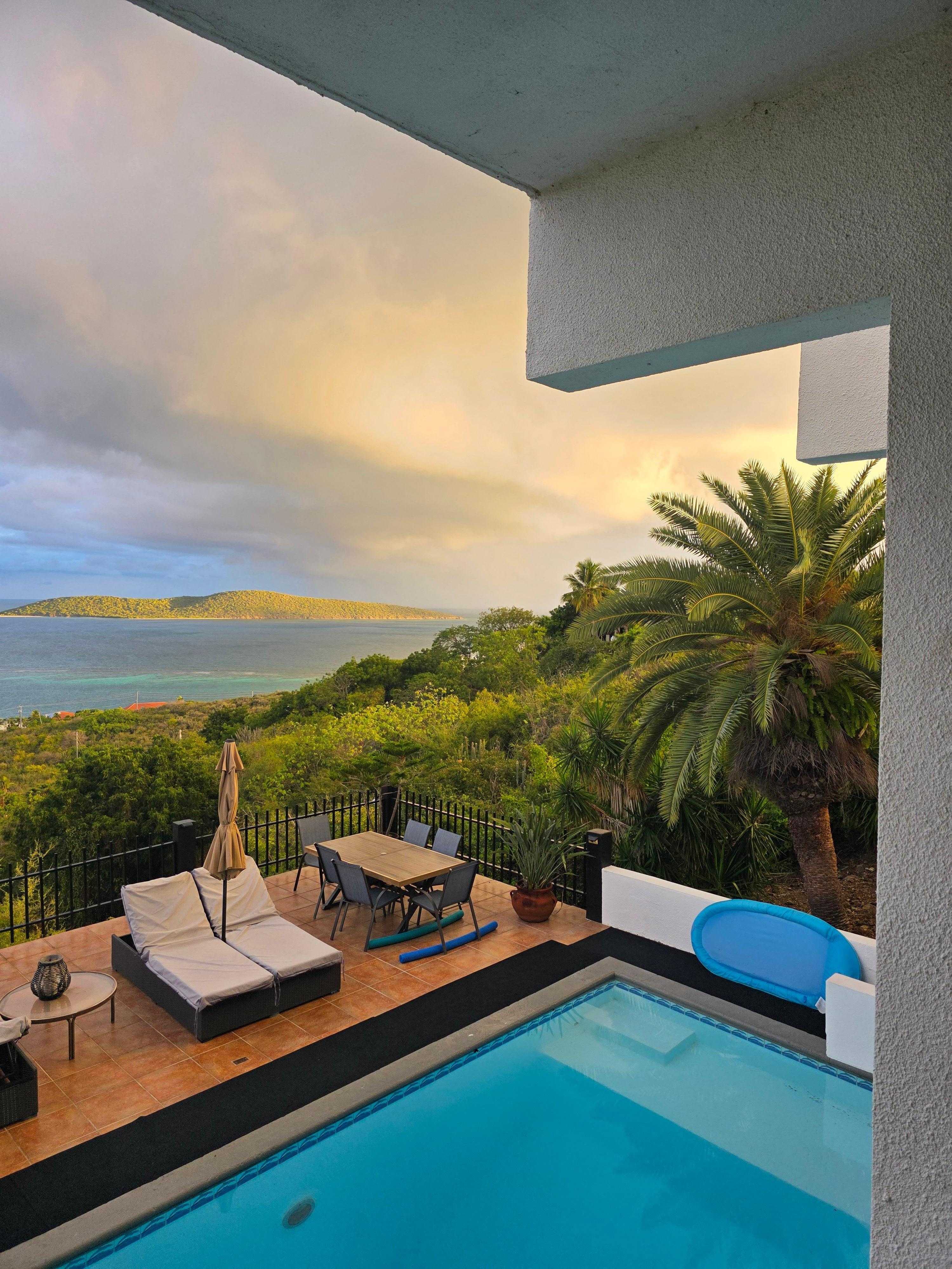 View from the open air living space