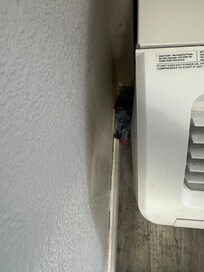 Sock behind the AC