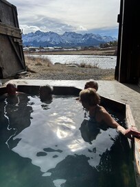 View from the Lodge's Hot Springs
