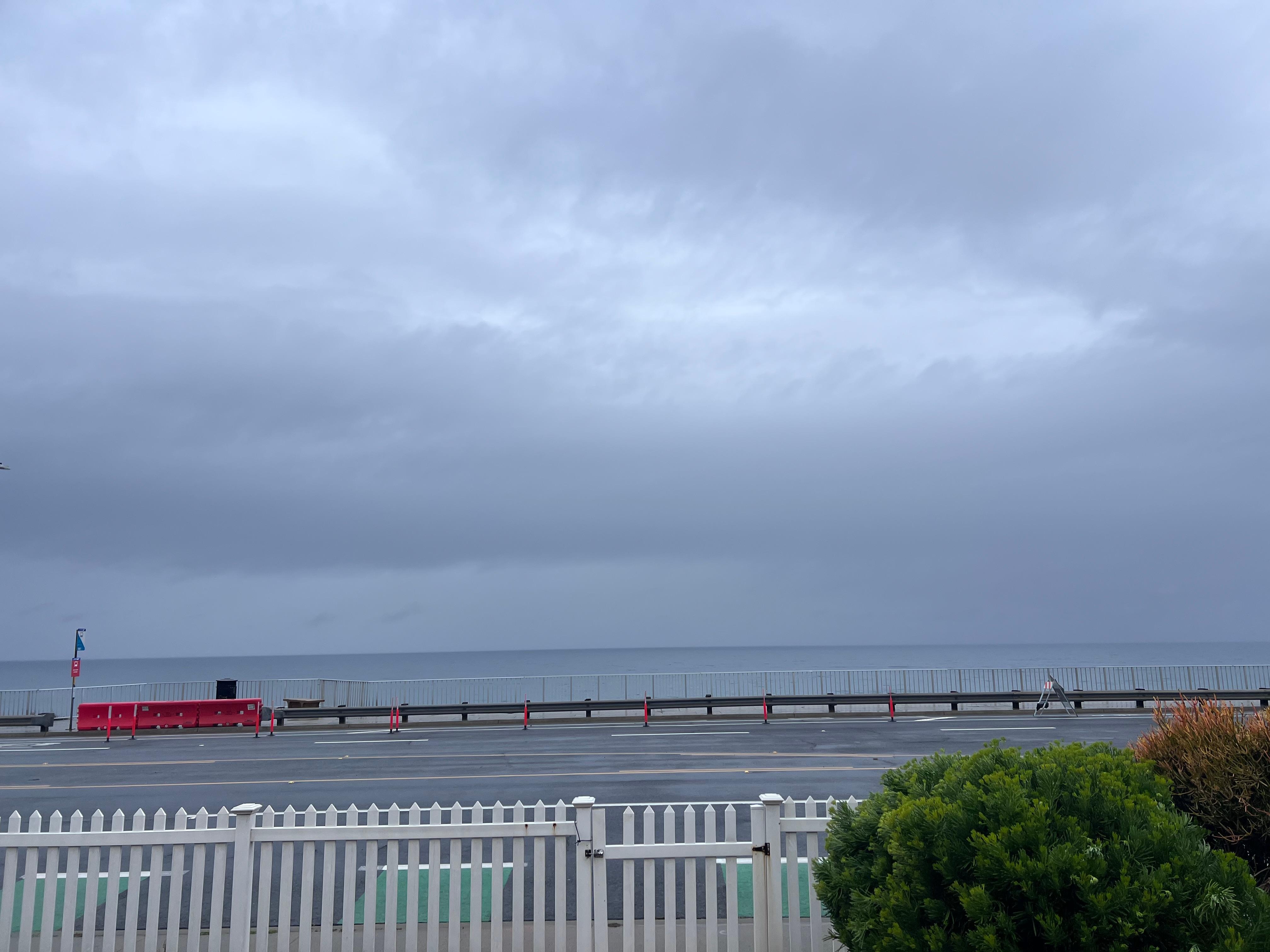 I loved watching the rain and waves 😊