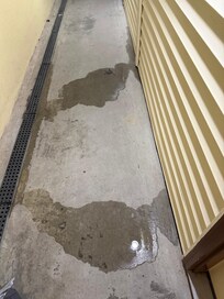 Room above leaking enough that it’s in the halls