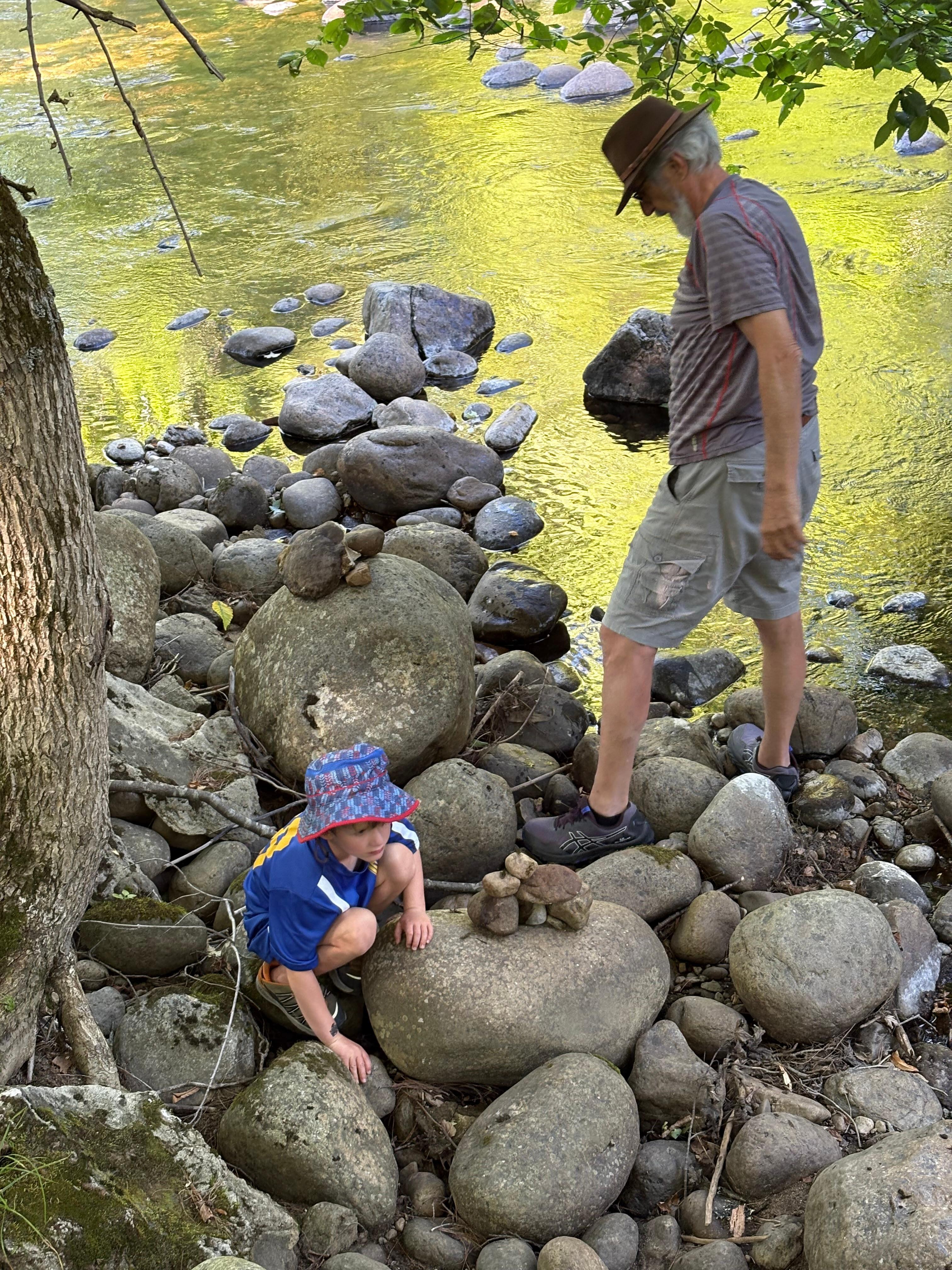 Great spot for exploring in the river.