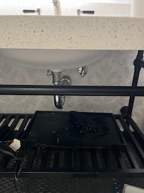 Sink linking water onto floor all weekend