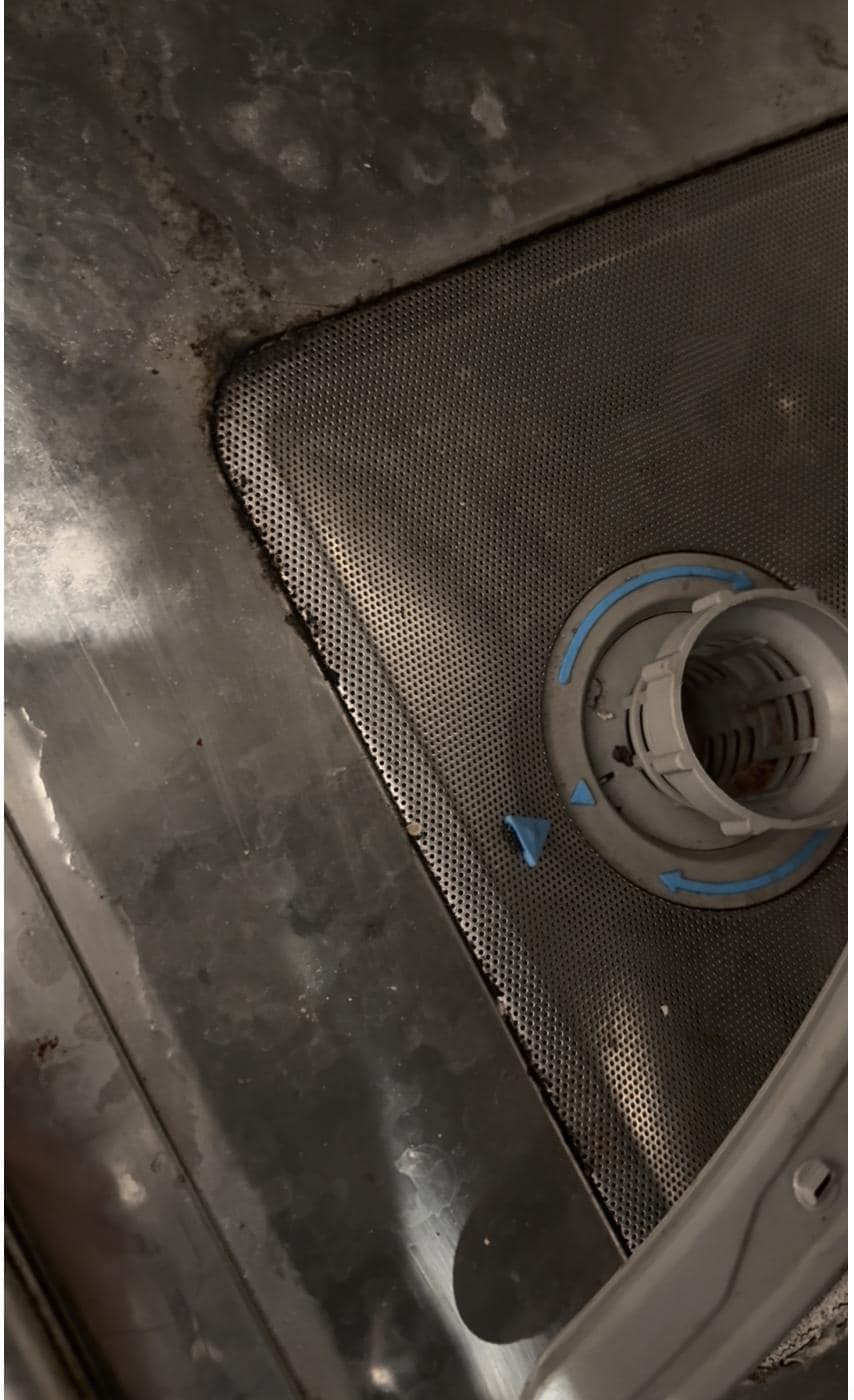Dishwasher broken with mold