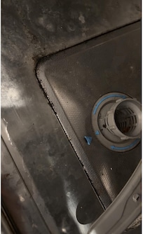 Dishwasher broken with mold