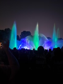 Planten and Blument light show every night at 10pm in the summer