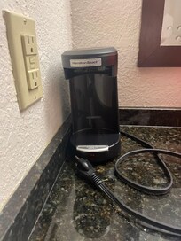 No coffee maker