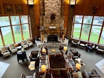 Lobby from great seating area second level