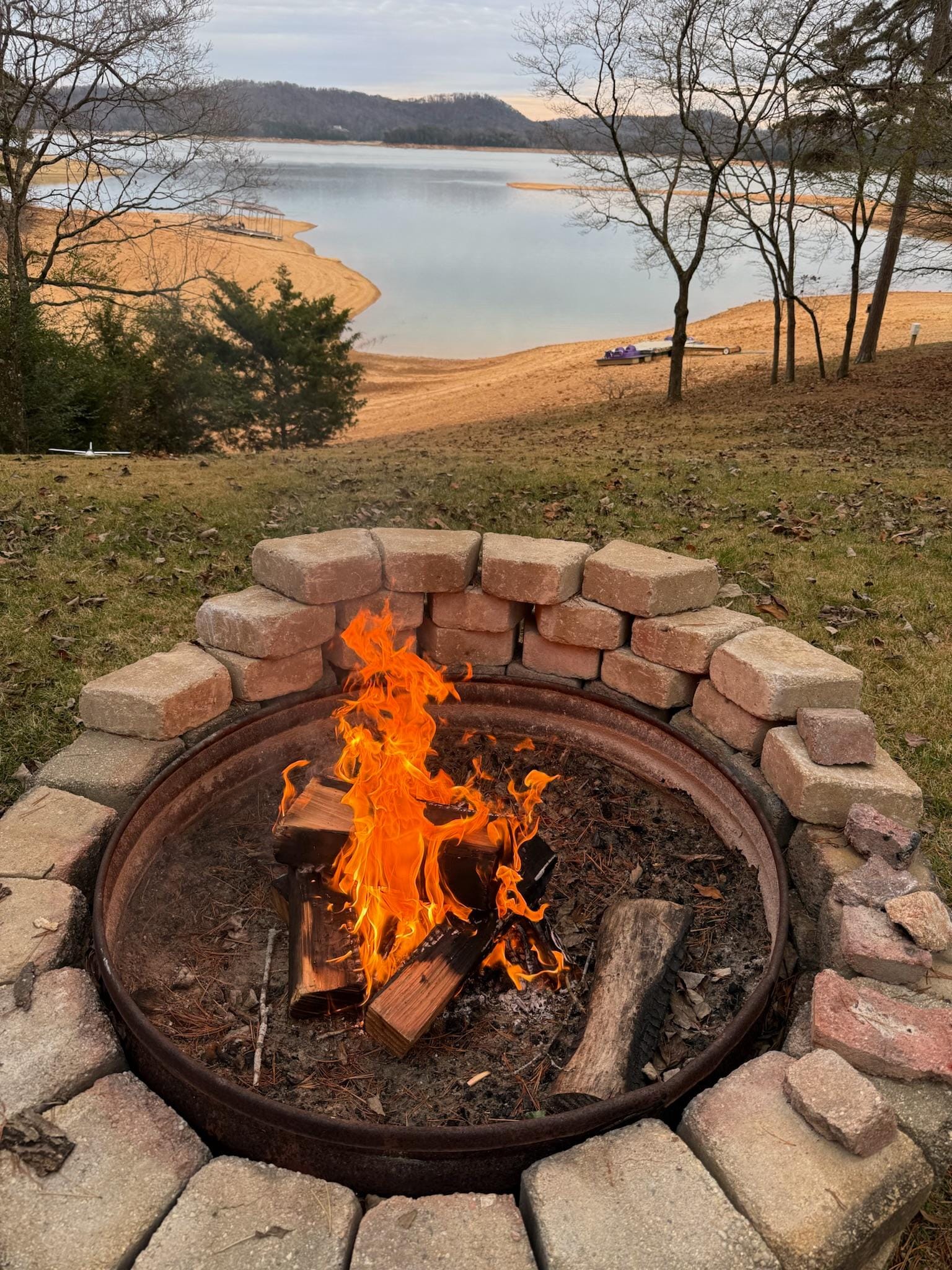 We enjoyed the fire pit one evening. 