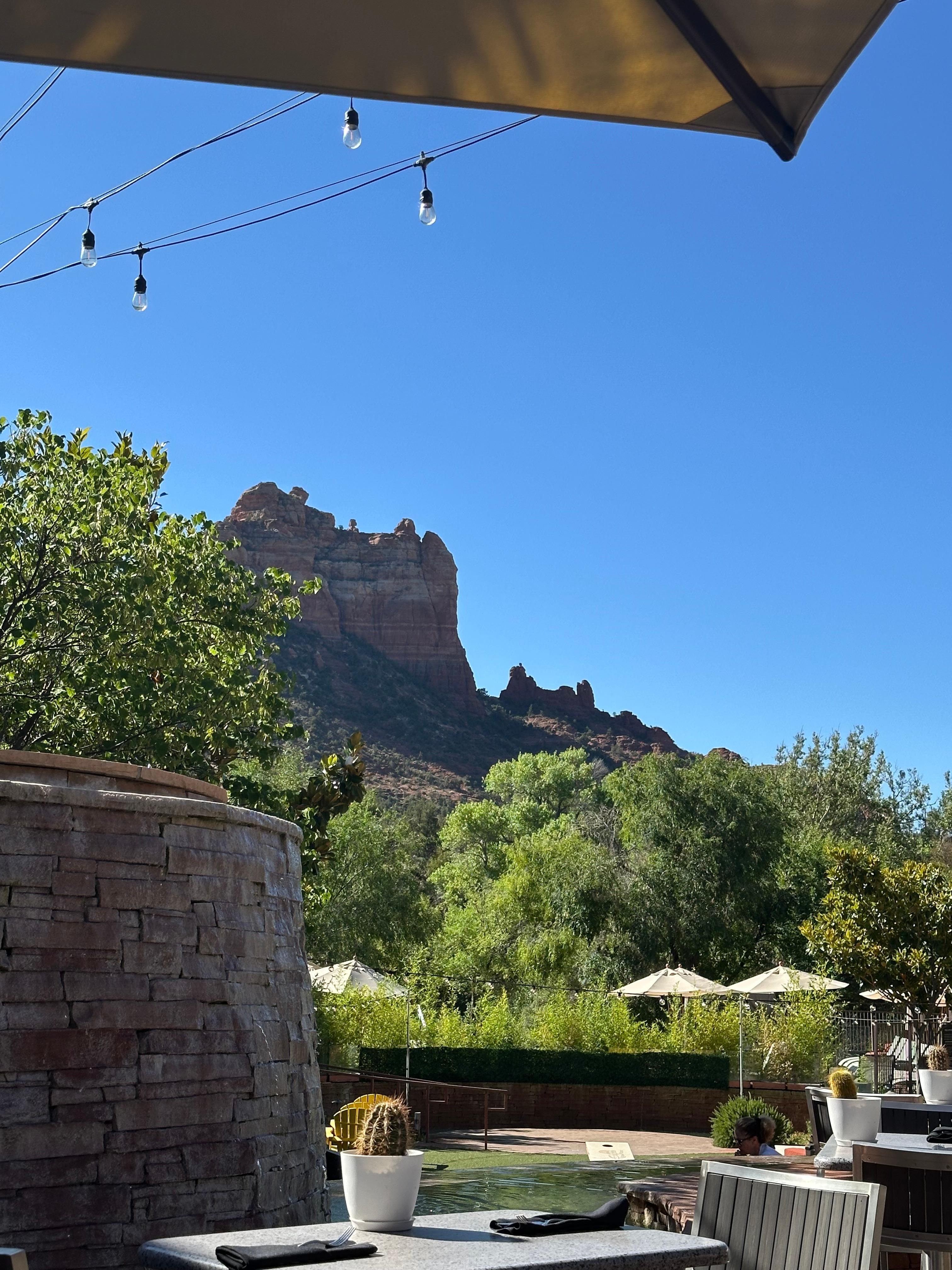View from breakfast