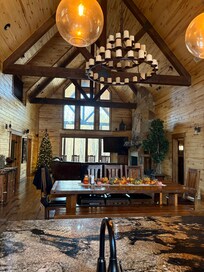 Living room view from kitchen