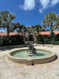 Courtyard of property