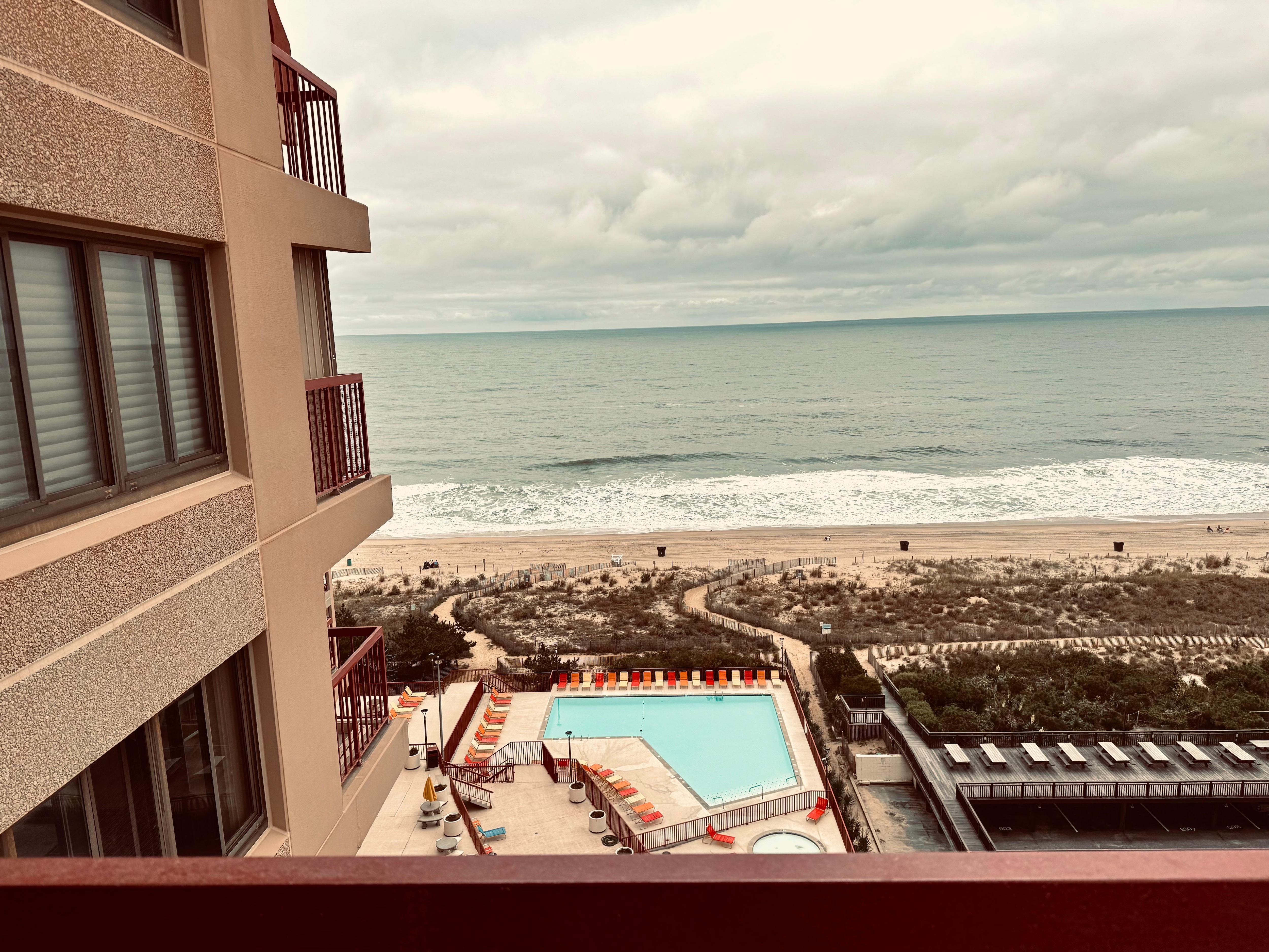 View of Ocean from Condo balcony 