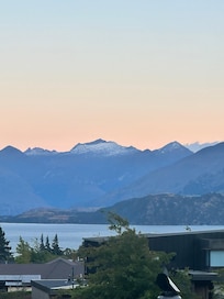 Beautiful sunrise from our bedroom