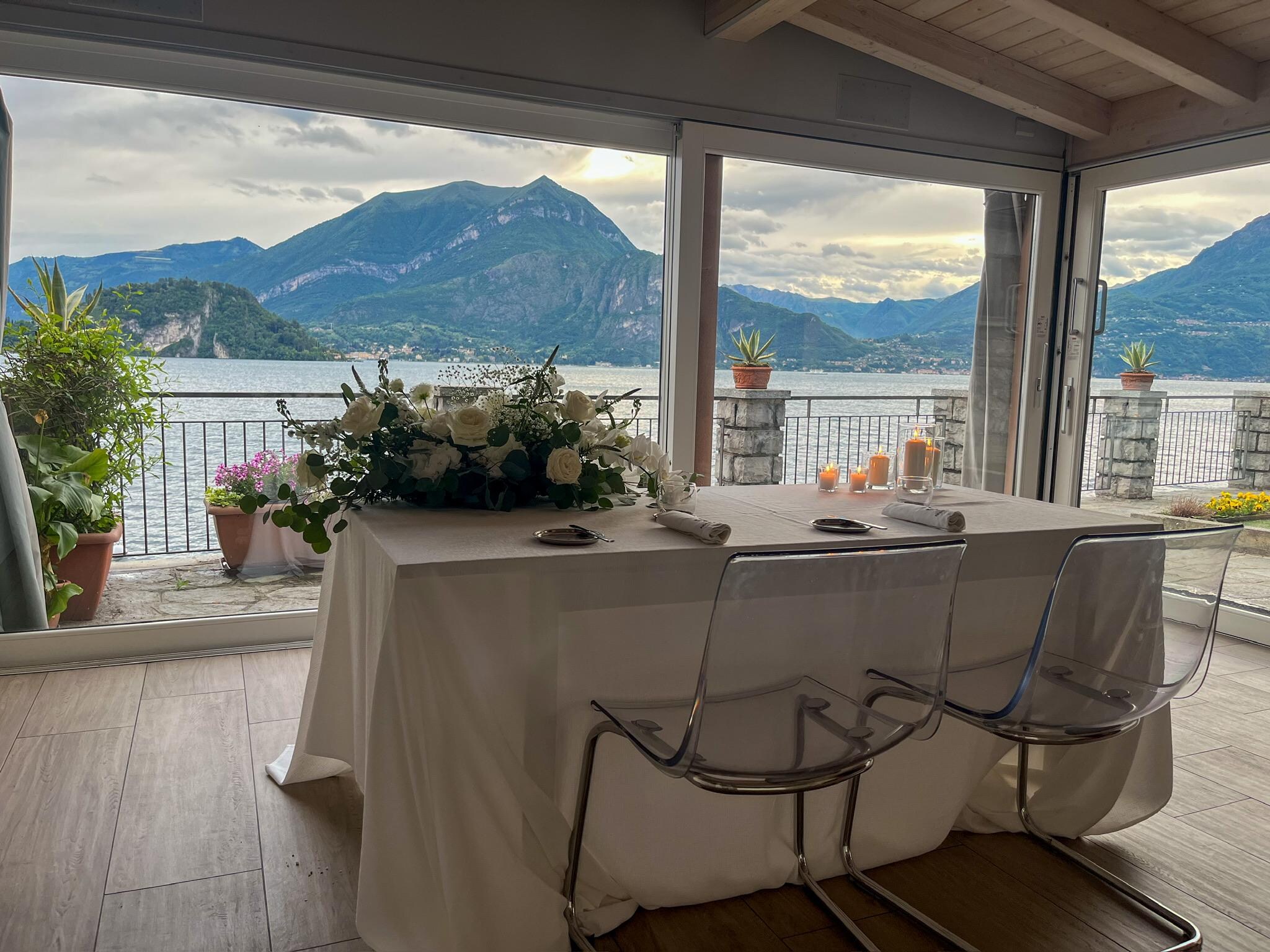 View from dining room