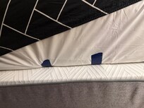 Taped mattress cover