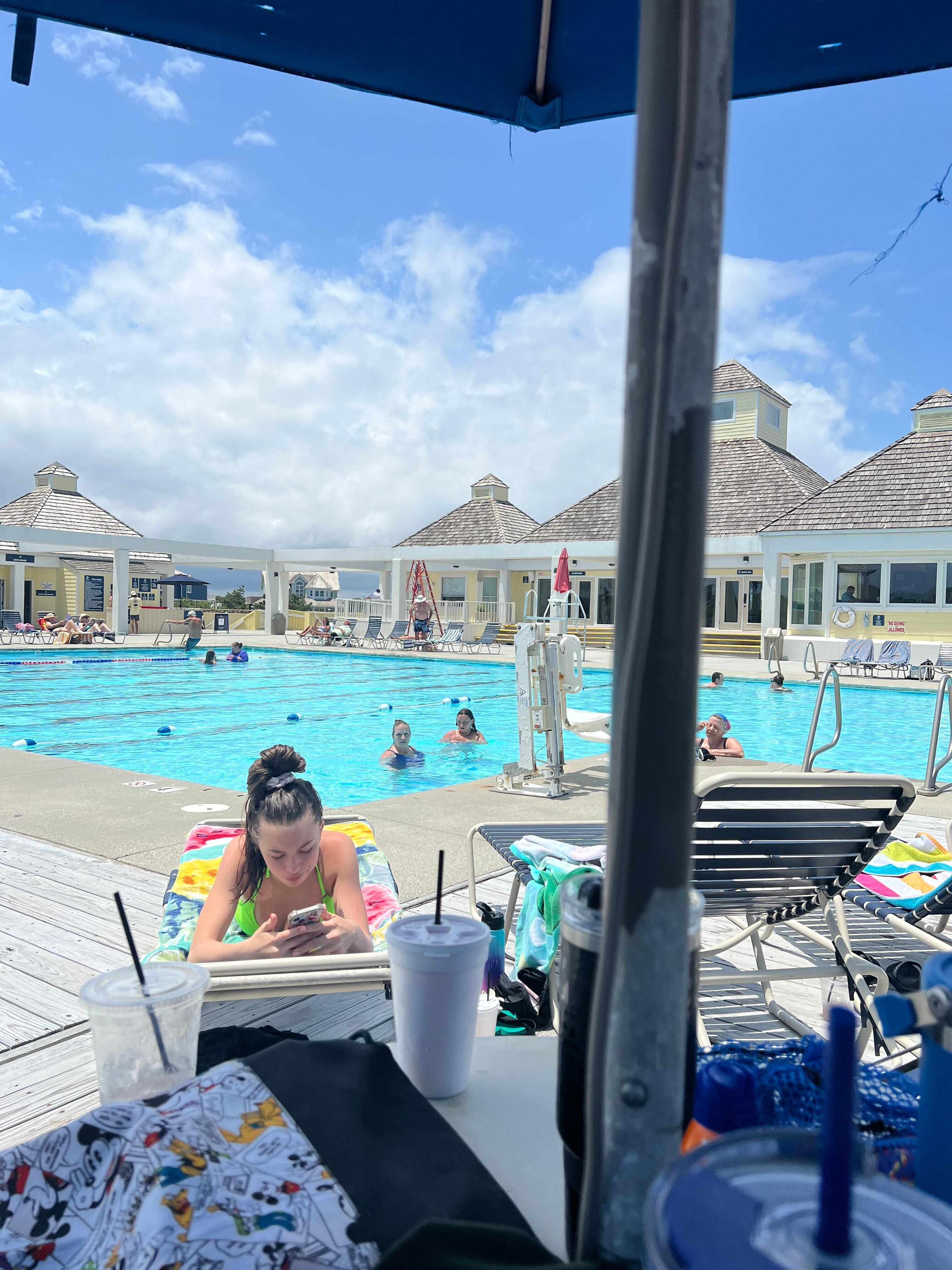 visiting the local Village Beach Club included in the rental