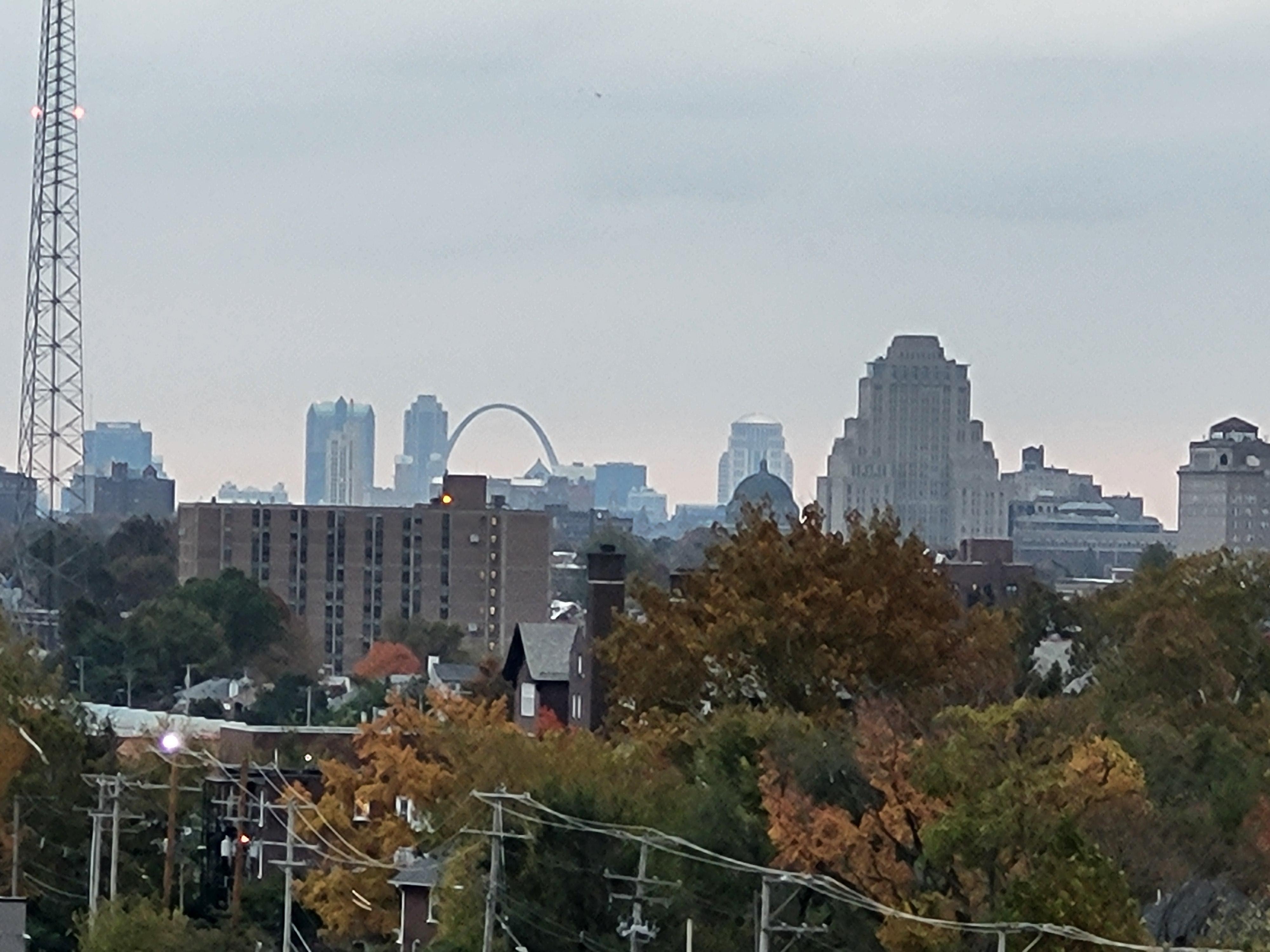 From rooftop bar and smoking area