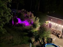 Garten bei Nacht