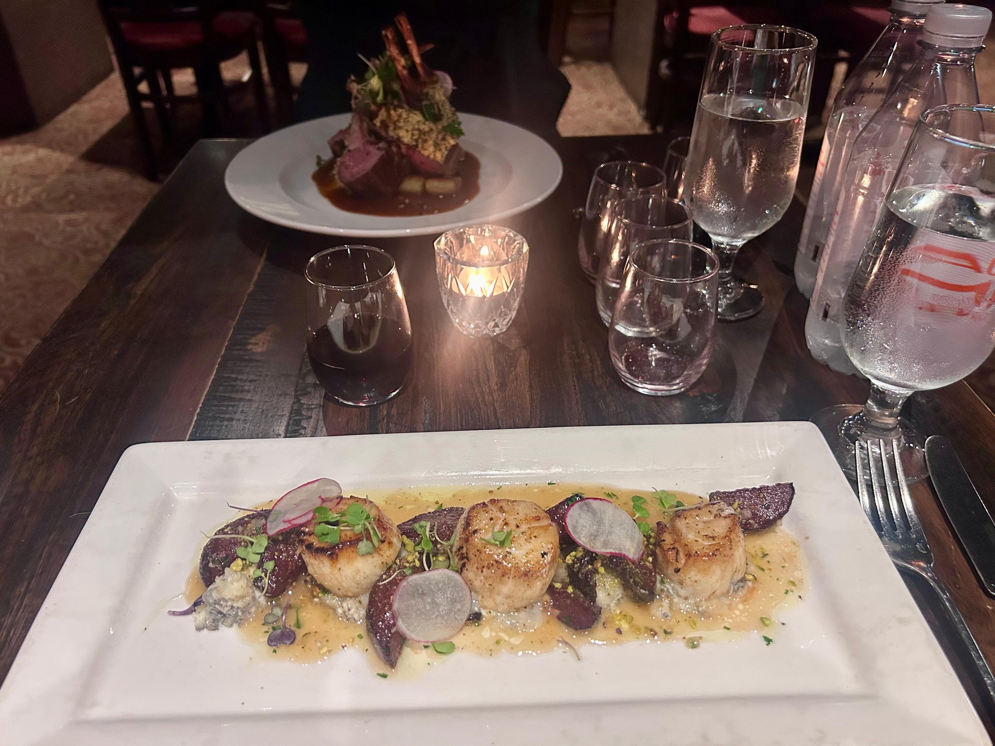 Dinner at Downtown 140 in Hudson