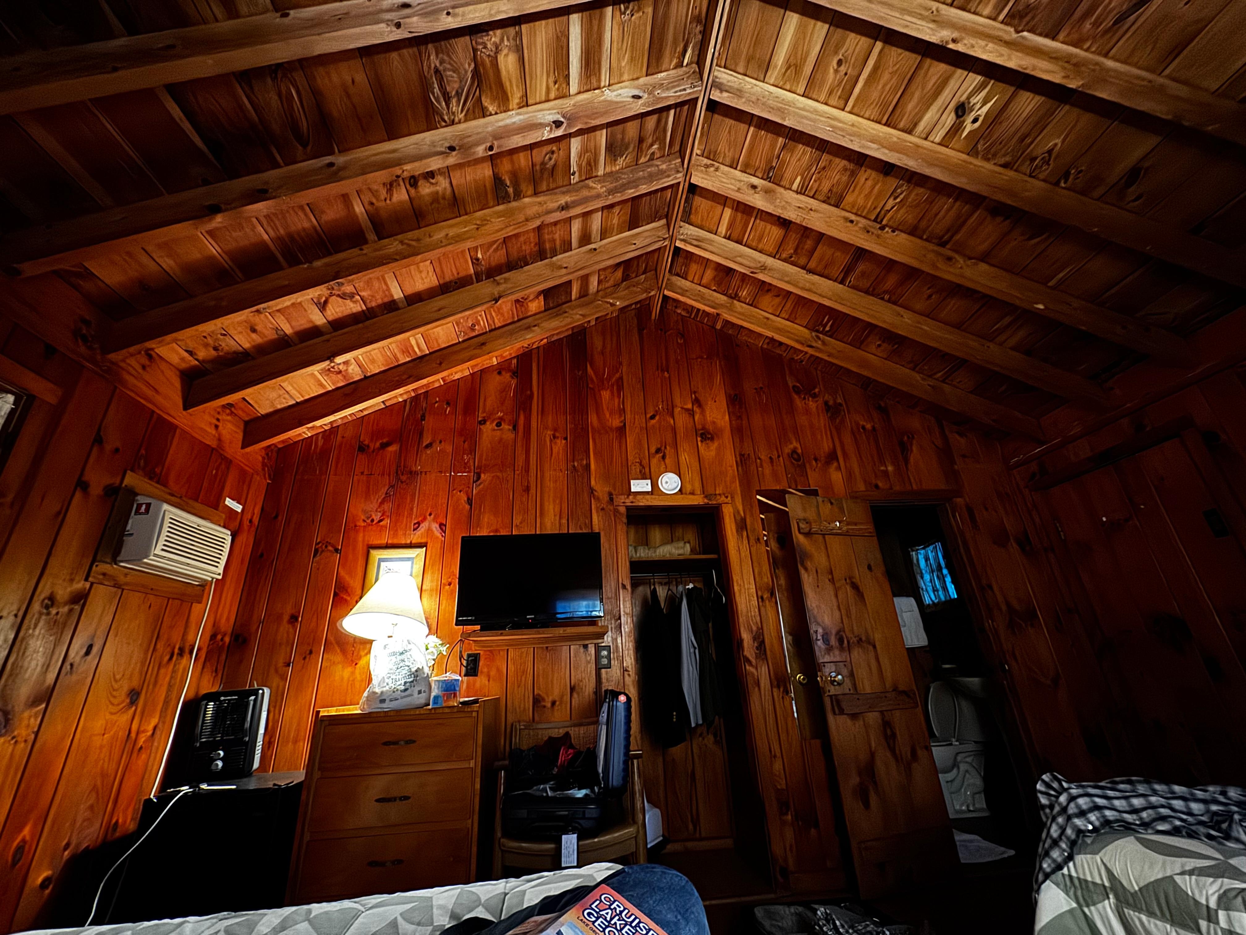 Lighting was limited but we had a safe trip at the Amber Lodge cottages.