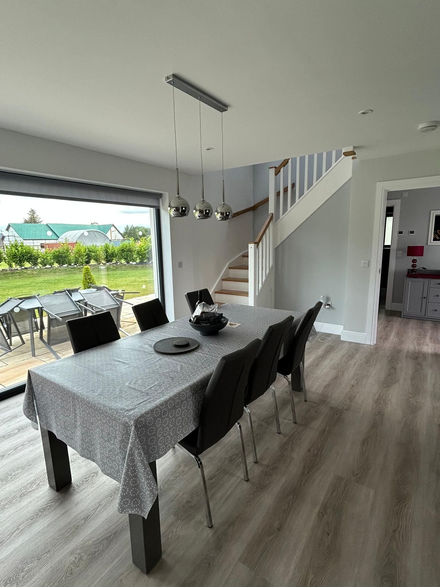 Open plan dining area 