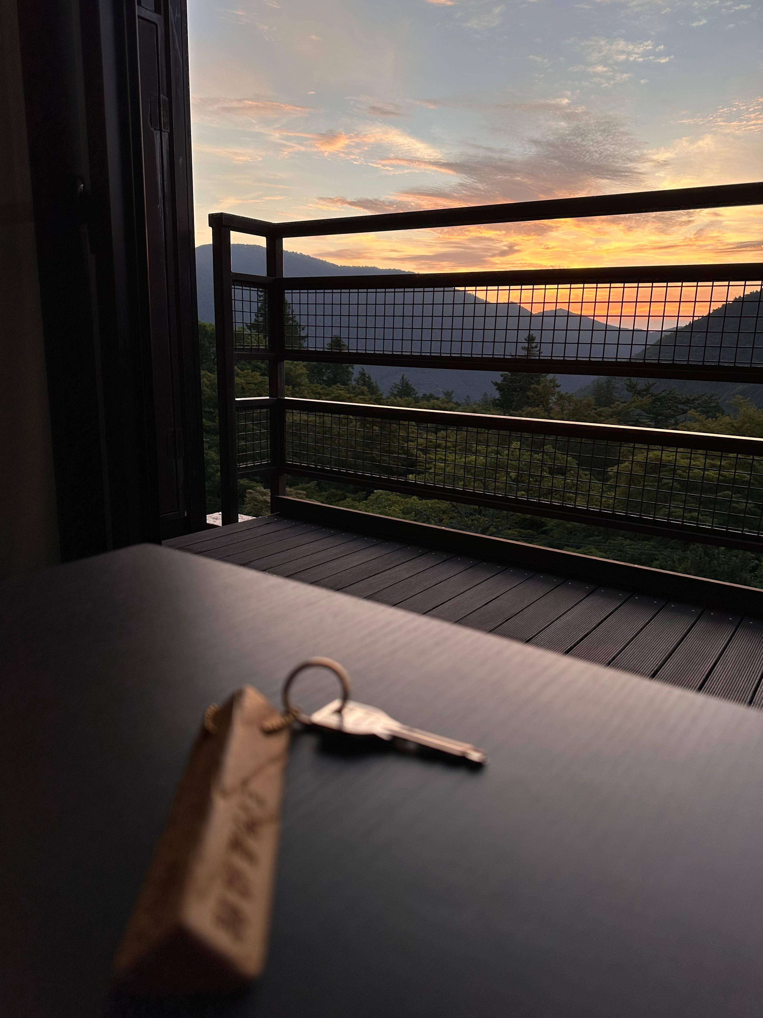 Room was perfect for a glorious sunrise
