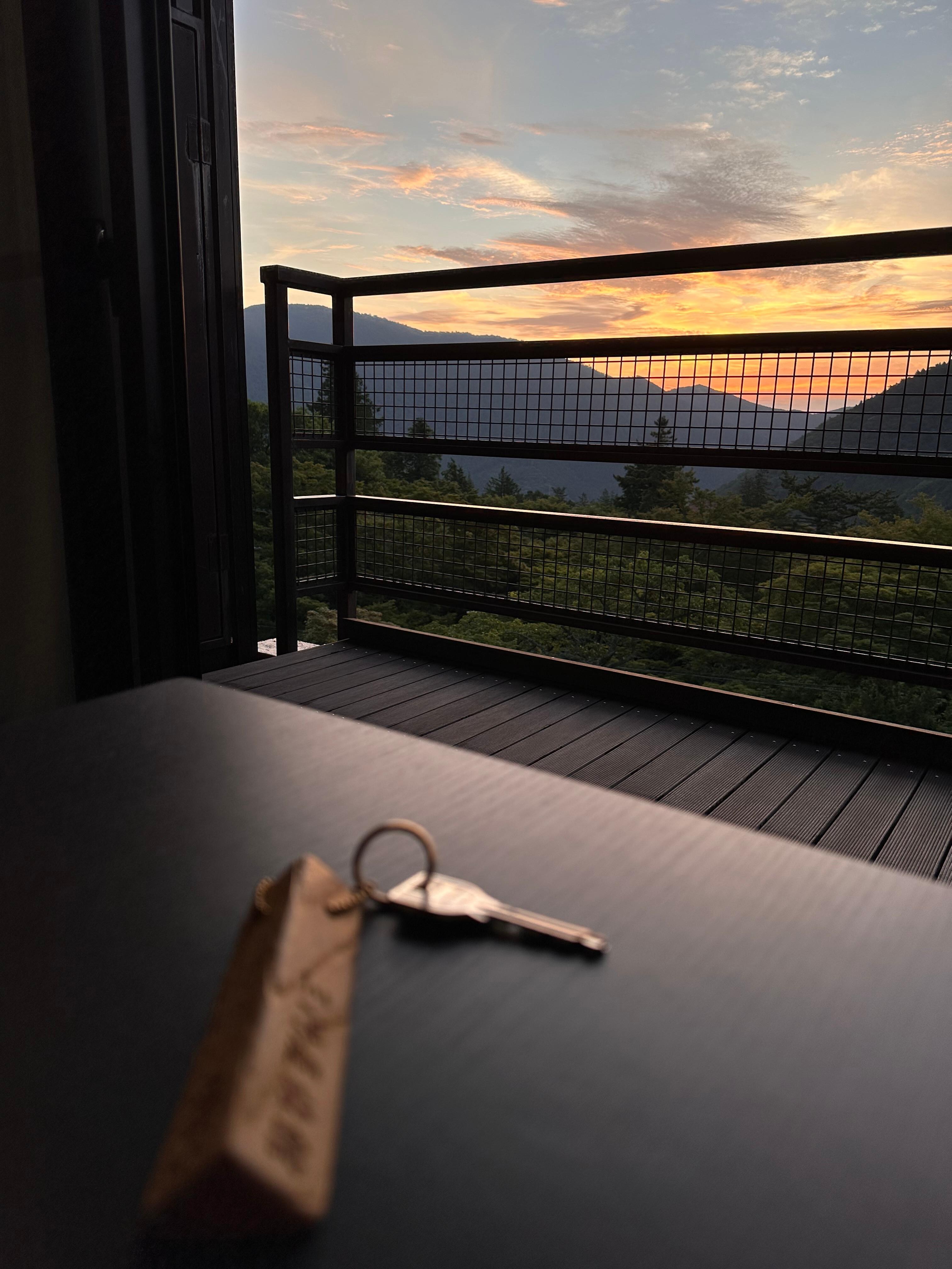 Room was perfect for a glorious sunrise