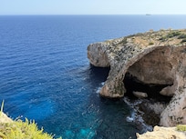 Blue Grotto - short but all uphill walk from hotel
