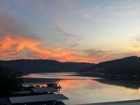 View from balcony.