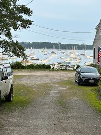 View of the bay just around the corner from the cottage