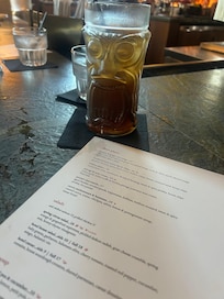 Hotel bar food and drinks