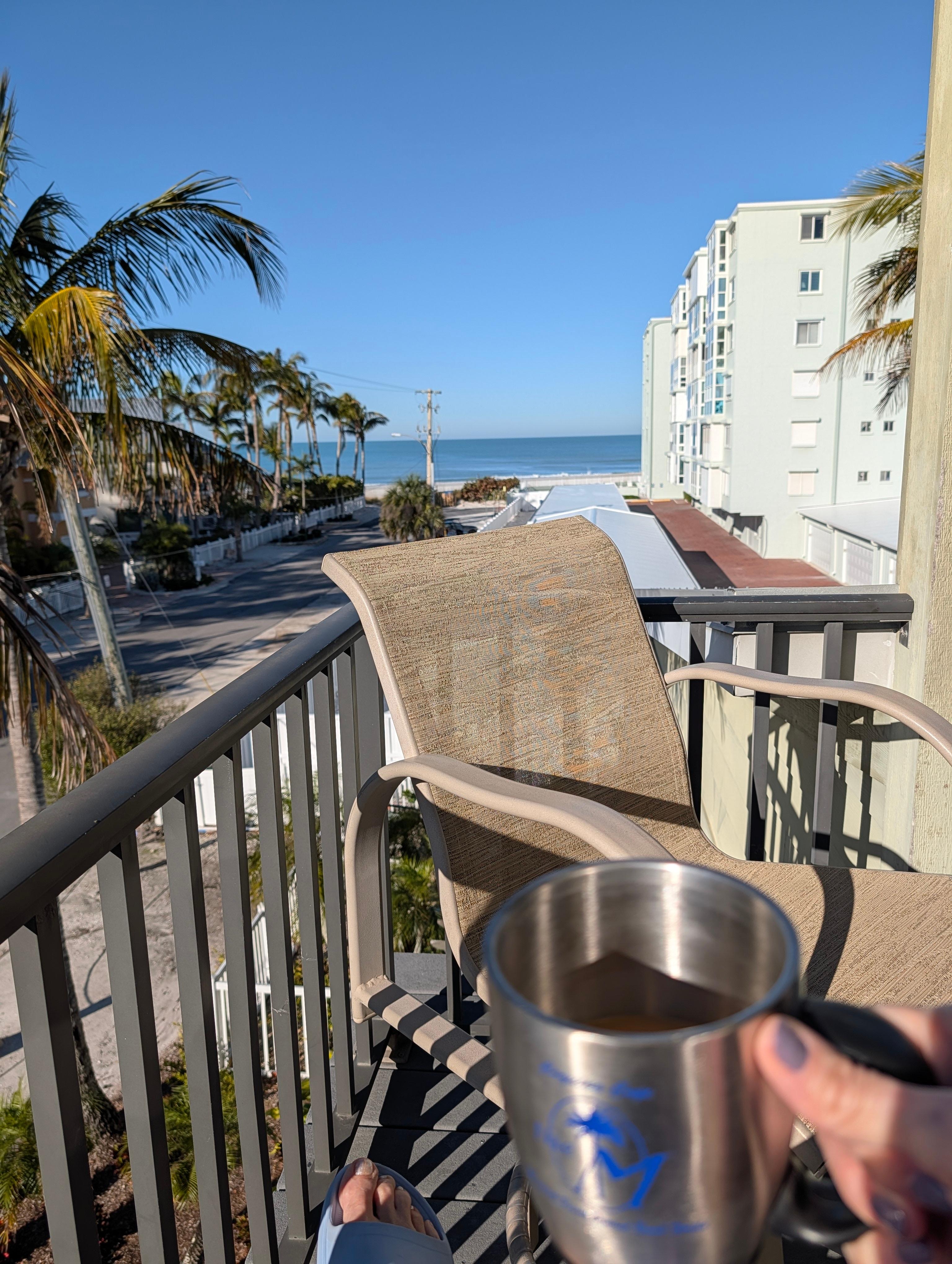 Nice view from the patio off of the kitchen.