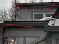 Exterior rotted boards