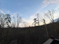 Sunrise on back porch.