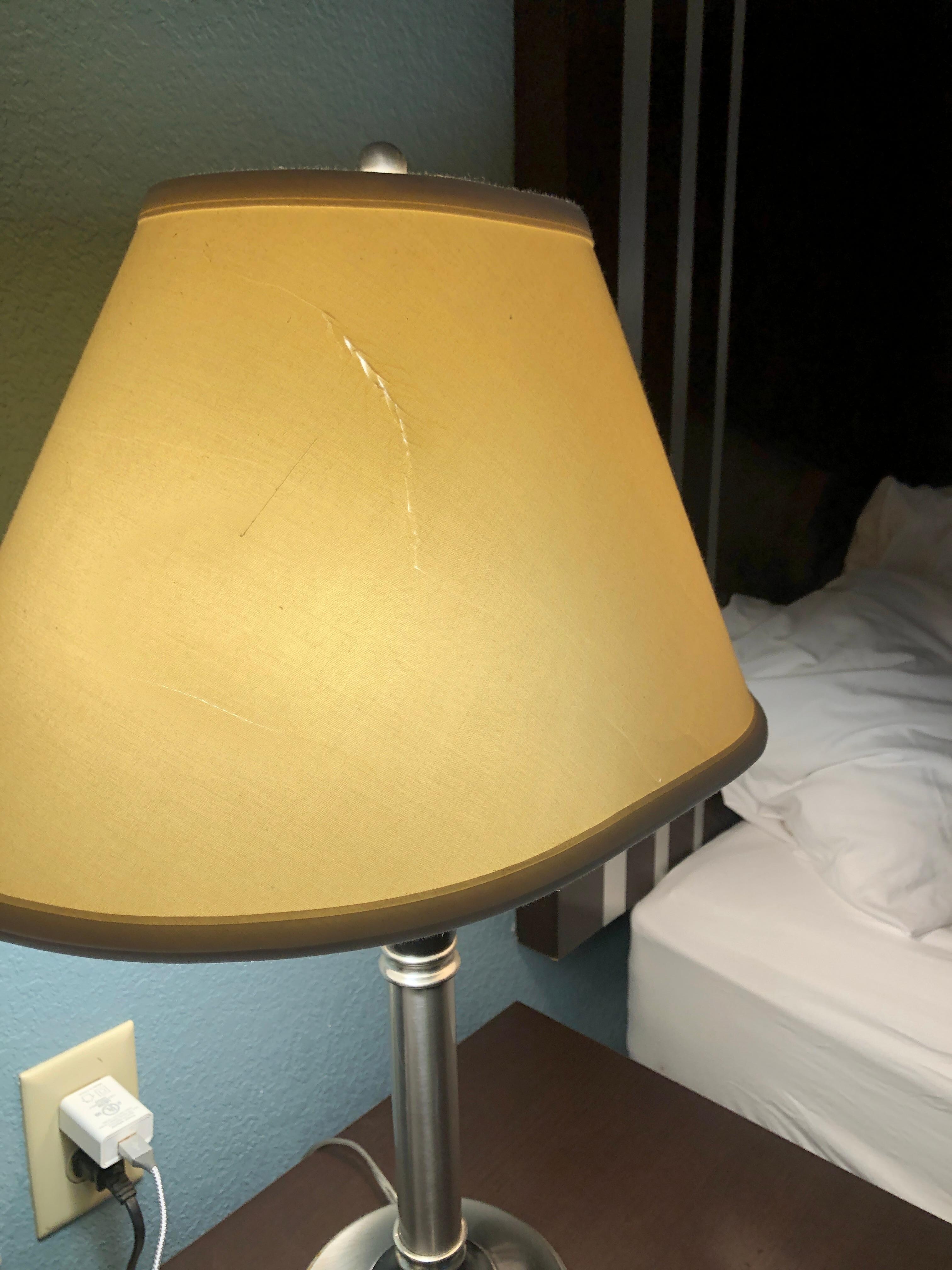 Ripped lampshade