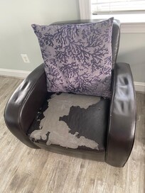 Upscale leather chair