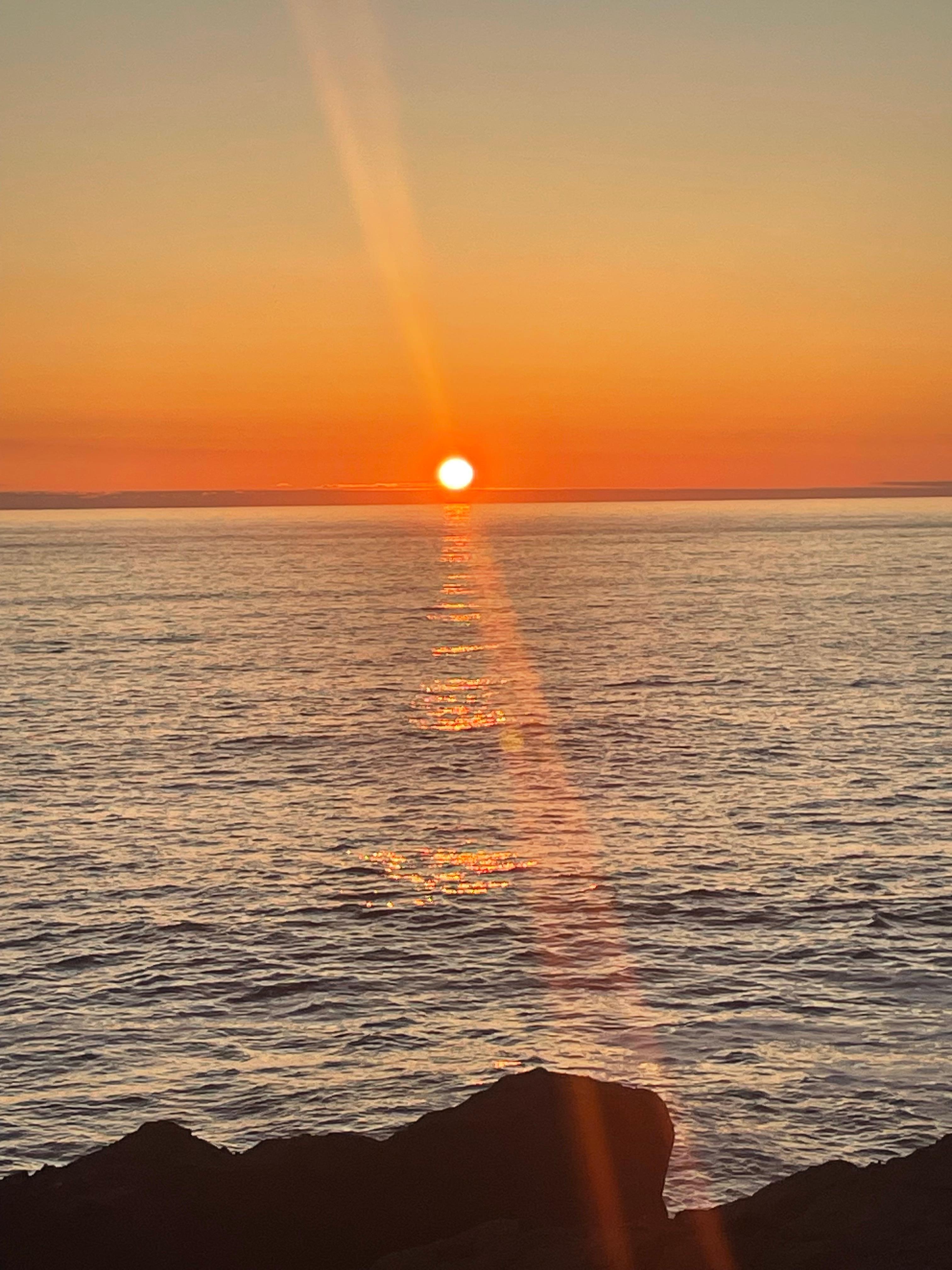 Sunset from the patio!