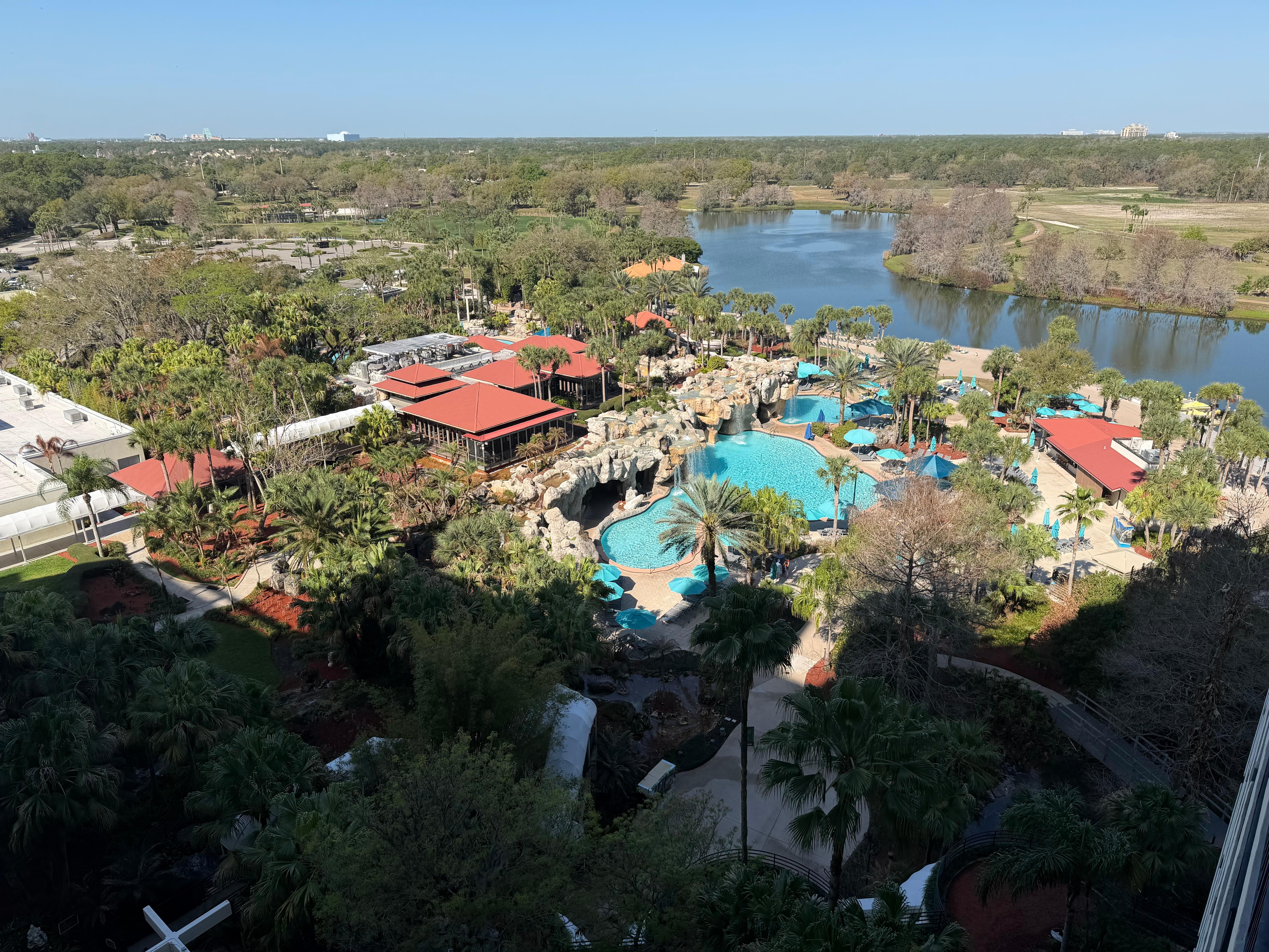 Beautiful view from balcony 