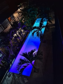 The pool below our room